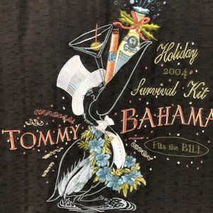 Vintage Tommy Bahama 2004 Holiday silk shirt